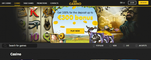 24K Casino Screenshot 1