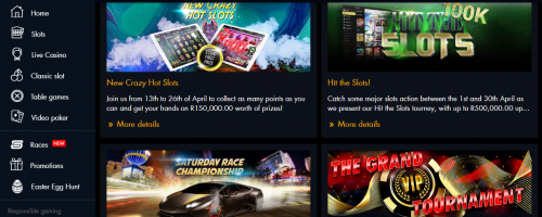 Winward Casino Screenshot 1