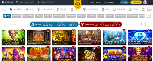 Power Casino Screenshot 1