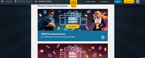 Power Casino Screenshot 1
